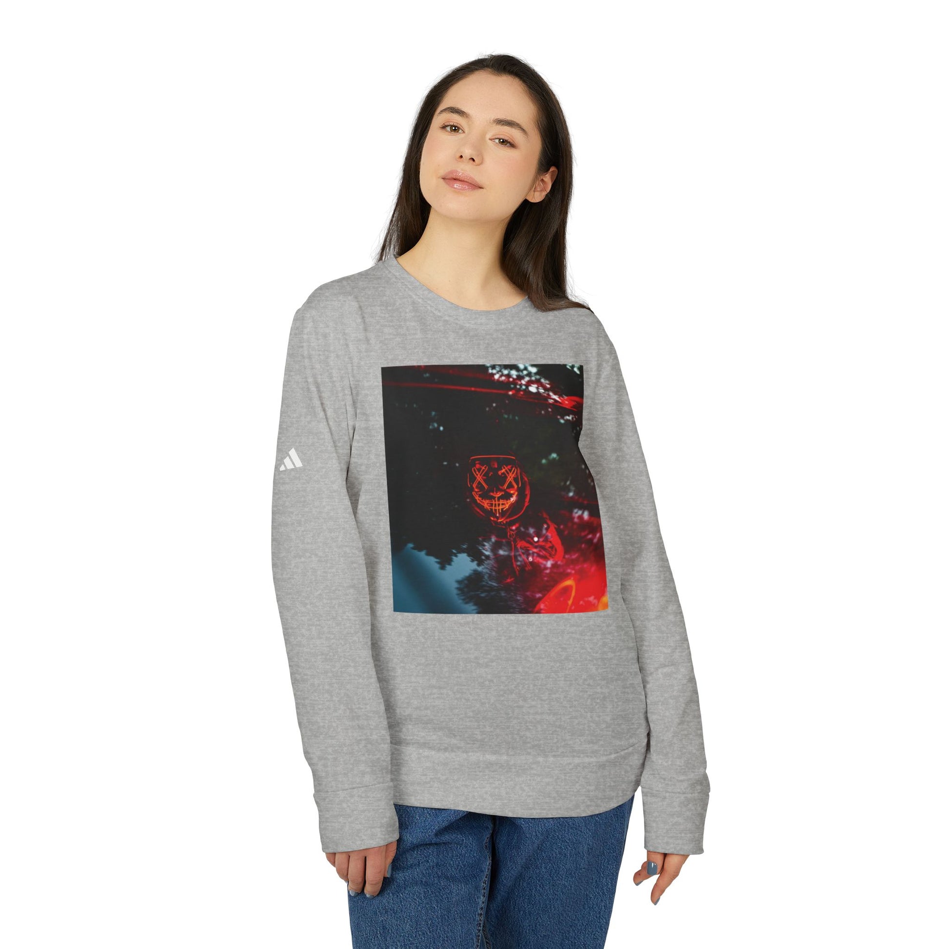 Adidas Unisex Fleece Crewneck Sweatshirt - Royalty Design 