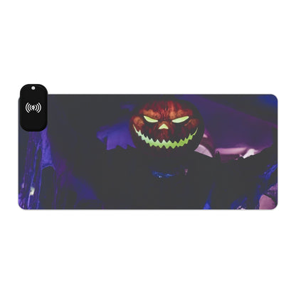 LED Gaming Mouse Pad, Wireless Charging - Royalty Design 