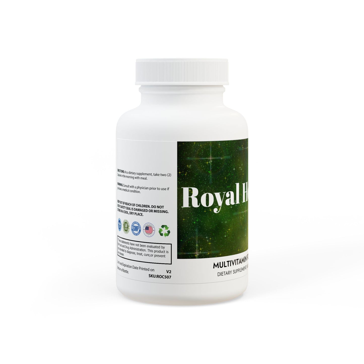 Royal Health Multivitamin for Men Supplement (60 Capsules) - Royalty Design 