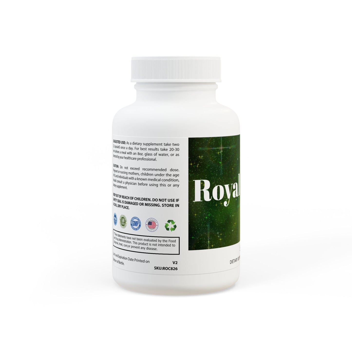 Royal Health 5-HTP Supplement (60 Capsules) - Royalty Design 