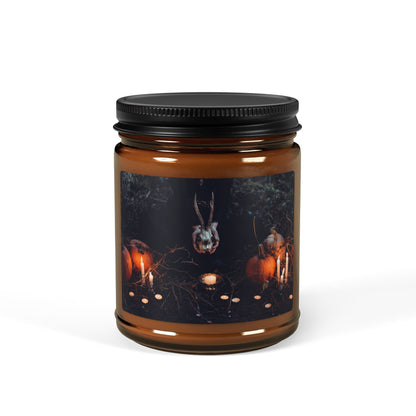 Scented Soy Candle (Multi-Size, Amber Jar) - Royalty Design 