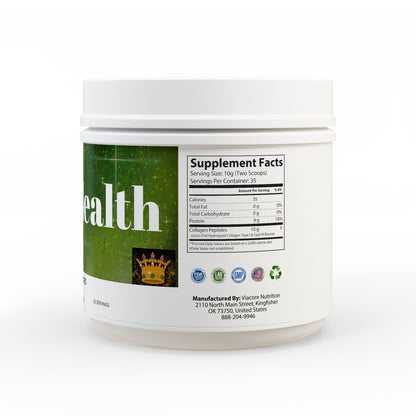 Royal Health Collagen Peptides Type I & III Supplement (350g, 12.3oz) - Royalty Design 